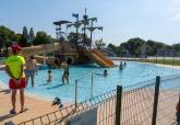 Piscinas Tentegorra. Parque Rafael de la Cerda, Cartagena. 1 julio 2026. Reapertura al p�blico por el Ayuntamiento.