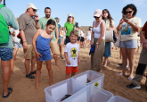 Cartagena se consolida como referente del cuidado y protecci�n de la fauna del Mediterr�neo con la suelta de 28 tortugas bobas en Calblanque
