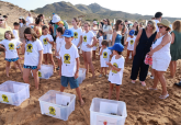 Cartagena se consolida como referente del cuidado y protecci�n de la fauna del Mediterr�neo con la suelta de 28 tortugas bobas en Calblanque