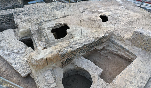 Anfiteatro Romano vista de la excavación